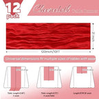 12 Pack Red Cheesecloth Table Runner 10FT Wedding Party Decor - Image 3