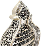 Modefa Islamic Table Decor – 4 Qul Surahs in Arabic Calligraphy | Al-Kafirun, Al-Ikhlas, Al-Falaq, an-NAS | Holy Quran Islamic Decor Sculpture | Ramadan Eid Mubarak Gift (Mother of Pearl) - Image 4