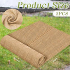Buryeah 2 Pack 60 Inch X 50 ft Burlap Fabrics Roll Natural Jute Garden - Image 2