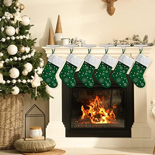 Zhengmy 6 Pcs Silver Christmas Stocking Hangers for Mantel Stocking Holders - Image 5