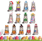 Wood Animal Figurine Magnetic Interchangeable Seasonal Decor (G) - Image 6