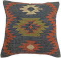Trade Star 70% Jute 30% Wool Kilim Cushion Cover 18x18 for Sofa Decor by TradeStar