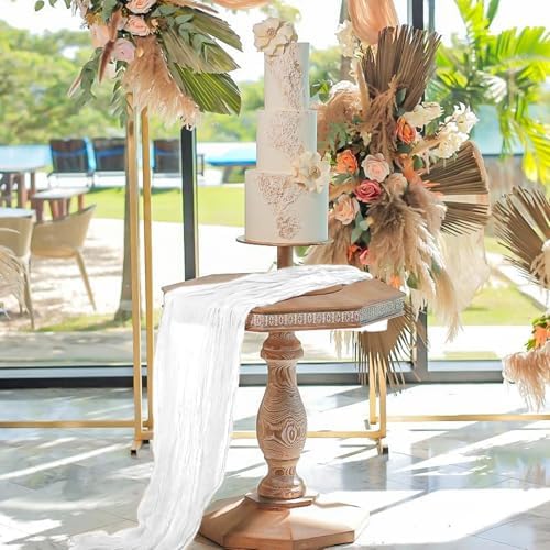 12 Pack White 10Ft Cheesecloth Table Runner - Image 7