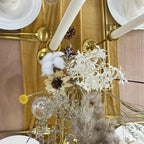 Luxurious Velvet Table Runner, 10ft Wedding Reception Decorations, 20x120inch Soft Velvet Fabric, Table Linen Overlay, Wedding Table Runners (Gold, 20X120inch, 5pack) - Image 4