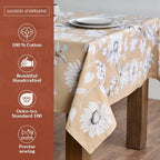Maison d' Hermine Table Cloth Rectangle Table Reusable 100% Cotton 60"x90" - Image 2