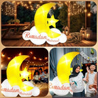 VIHOSE Inflatables Arch Outdoor Decorations Inflatable Arch Build in LED Lights for Party Supplies Decor(5.5 ft,Moon Star) - Image 5