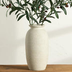 Ceramic Flower Vase, 12.5" Large Rustic Farmhouse Vases Home Decor Tall Pottery Decorative Pampas Vase for Table Living Room Entryway Mantel Bookshelf Bedroom Bathroom Kitchen - W by ooit