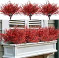RECUTMS Fake Fall Outdoor Flowers Artificial Lavender Plants,Autumn Decor by RECUTMS