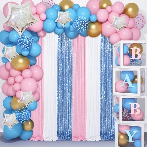 Pink Sequin Backdrop Curtains-4 Panels 2FTx8FT Pink Backdrop for Valentines Day, Glitter Party Decorations Background Drapes for Wedding Birthday Anniversary Graduation Photo Booth Decor - Image 2