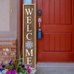 Interchangeable Welcome Sign for Front Porch Door, 45"X9" Wood - Image 7