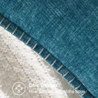 CaliTime Decorative Couch Throw Pillow Covers 22 X 22 Inches Ocean Blue - Image 3