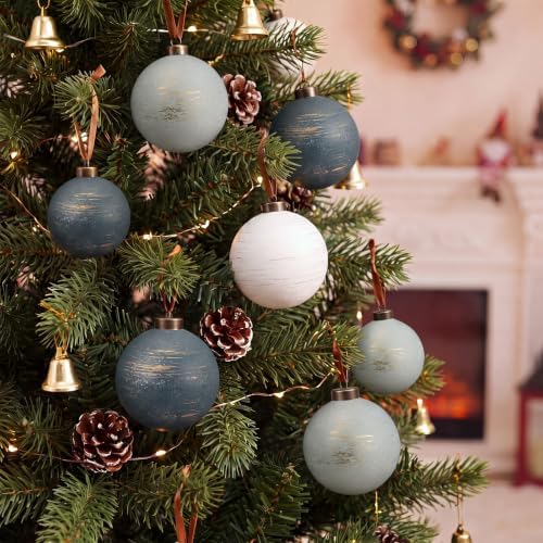 Yunlly 18pcs Neutral Christmas Ball Ornaments Shatterproof Xmas Tree Decor - Image 5