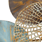 Madison Park Wall Art Living Room Décor - Lenzie Metal Abstract Coastal Decoration, Home Accent Modern Kitchen Dining Decoration, Ready to Hang for Bedroom, 15.7"W x 26.9"L, Multi 2 Piece - Image 6