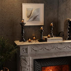 12Pack Flameless LED Candles with Timer, Battery Operated, Black, 2"x3" - Image 6