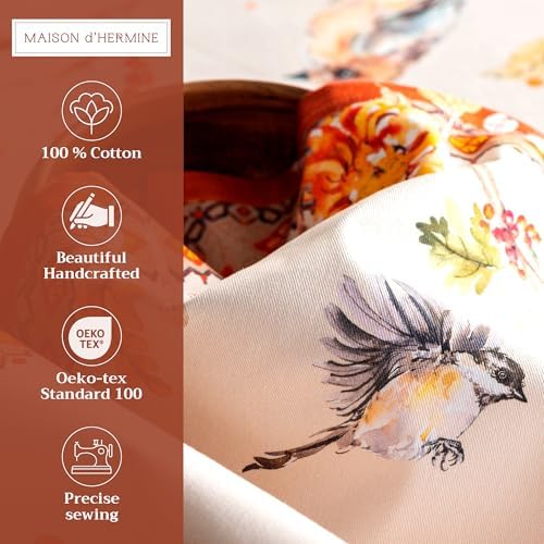 Maison d' Hermine Cloth Napkins Set of 4 Reusable 100% Cotton (20" x 20") - Image 2