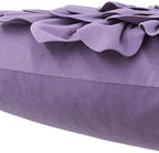 OiseauVoler 3D Flower Throw Pillow Covers 18 x 18 Inch Purple - Image 5