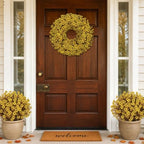20 Inch Fall Wreaths for Front Door, Autumn Floral Outdoor Wreath - Image 5