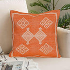 Indian Cotton Cushion Cover Sabra Kilim Pillow Cover Designer Decorative Sofa 18x18 Inche Handwoven Cushion Case for Farmhouse Home Decor Spring Decorative Pillow (Pattern 29) - Image 2