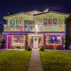 TRWYMZ Christmas Decorations - 16" Christmas Window Silhouette Lights - Image 7