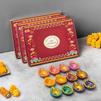 (Pack of 36) Clay Diyas with Cotton Wicks, Diwali Decoration for Home, Mitti Diyas for Pooja, Indian Pooja Decor for Mandir, Diwali Gifts, Earthen Lamp for Navratri Dussehra, Party Favors - Image 2