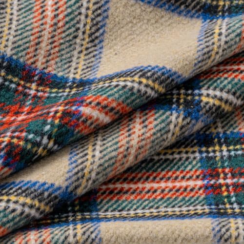 MIULEE Fall Plaid Decorative Pillow Covers Set of 2 22x22 Khaki - Image 2