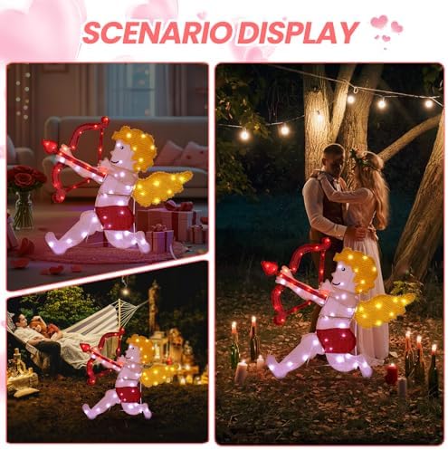 Valentines Day Decorations Outdoor, Cupid Garden Valentine's Day, Romantic Cupid Decoration for Valentine Lawn Farmhouse Outdoor Decor - Image 3