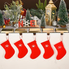 Christmas Stocking Holders for Mantle, Weighted Stocking Hangers, Christmas Stocking Hooks for Tables Window Fireplace Mantle Decoration(Bronze,6PCS) - Image 3