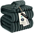 Bedsure Soft Cal King Size Blanket for Bed Mallard Green 102"x96" by BEDSURE