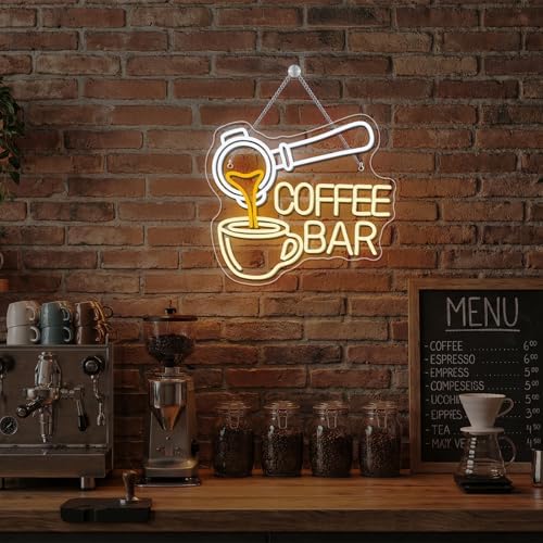 Coffee Neon Sign LED Coffee Bar Night Wall Light Decoration for Cafe Shop - Image 5