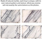 Marble Bathroom Vanity Tray, Lilac, 12"x 8" x1.2" - Image 6