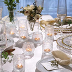 NITIME 36Pcs Votive Candle Holders, Clear Tea Light Holders for Wedding - Image 3