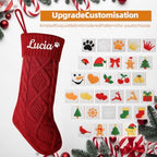 Personalized christmas stockings - Custom Stockings with Name(5pcs) - Image 4