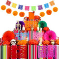 Newwiee 82 Pcs Day of the Dead Altar Decor Set, Marigold, Orange by Newwiee