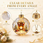 Glowing Christmas Story Ornaments, 9-Piece Light Up Mini Scene Set (Set A) - Image 5