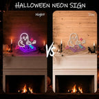 DJ Ghost Halloween Neon Sign, Dimmable LED Music Neon Sign for Wall Decor - Image 5