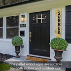 CounterArt Welcome Summer Decorative Vertical Porch or Entryway Sign - Image 2