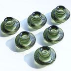 VOHO 12pcs Green Candlestick Holders for Spring and Christmas Decorations by VOHO