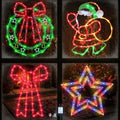 TRWYMZ Christmas Decorations - 16" Christmas Window Silhouette Lights by TRWYMZ