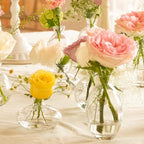 Glass Bud Vase Set of 28 Pcs for Rustic Wedding Centerpieces - Image 4