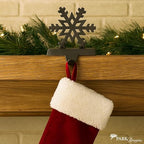 Park Designs Snowflake Stocking Hanger Set of 2, Black - Image 5