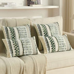 FUTEI 2 Pack Tufted Throw Pillow Covers Covers 45x45 cm,Green - Image 5