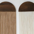 2Pcs Macrame Wall Hanging Boho wall decor Fiber Art Decor 13.7"W*51"L - Image 6