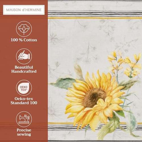 Maison d' Hermine Placemats Set of 4 Reusable 100% Cotton (13"x19") - Image 2