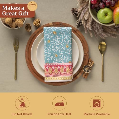 Maison d' Hermine Cloth Napkins Set of 4 Reusable 100% Cotton (20" x 20") - Image 5