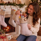 Skylety 4 Pack Christmas Stockings 20 Inch Red Stripe Christmas Stockings - Image 5