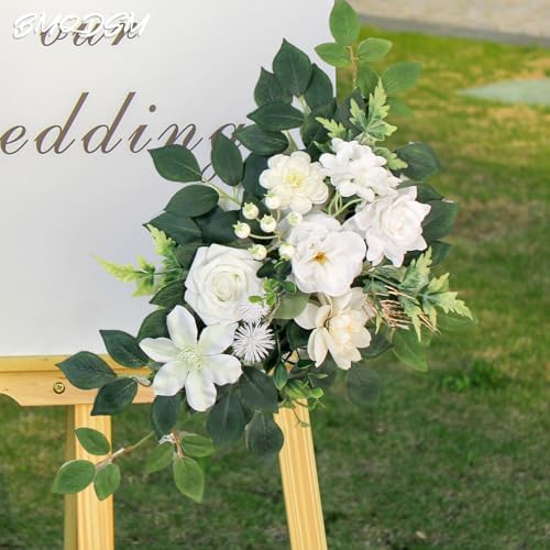 Pack of 2 Faux Flowers,Wedding Arch Flowers,Wisteria Hanging Flowers,Flower Garland Be Suited to Aisle Decorations for Wedding Ceremony,Wedding Arches for Ceremony - Image 4