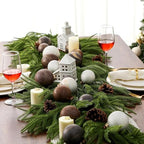 Yunlly 18 Pcs Neutral Christmas Ball Ornaments Textured Xmas Tree Decor - Image 5