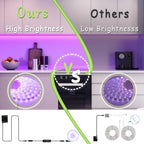Purple LED Lights Strip Indoor Rope Lights Halloween Decor - Image 7