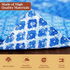 Maison d' Hermine Placemats Set of 4 Reusable 100% Cotton (13"x19") - Image 3