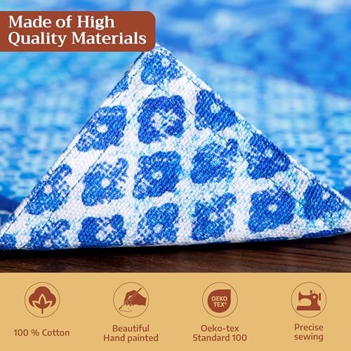 Maison d' Hermine Placemats Set of 4 Reusable 100% Cotton (13"x19") - Image 3